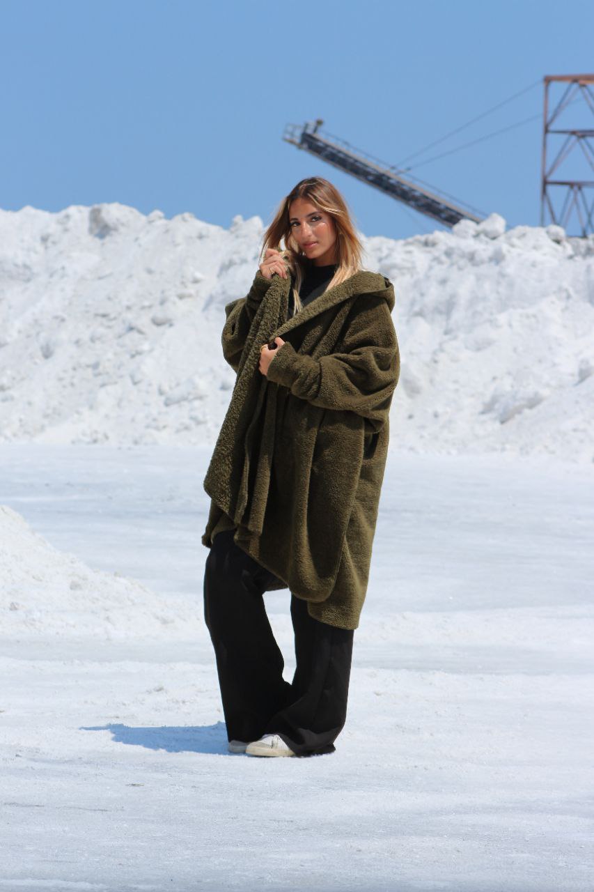 Dark Olive Wearable Blanket