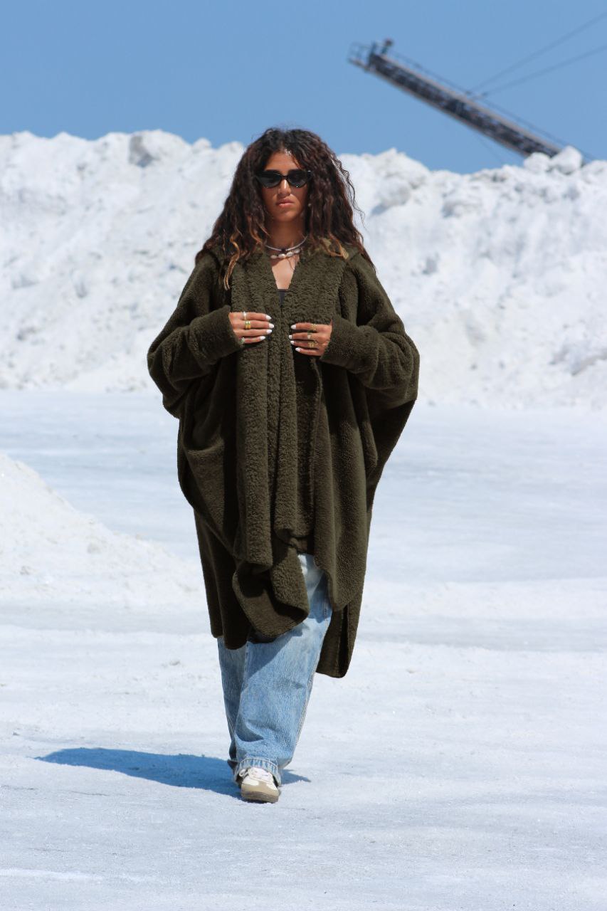 Dark Olive Wearable Blanket