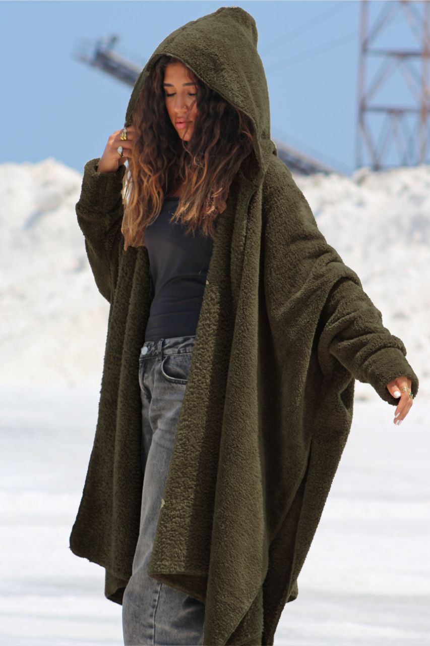 Dark Olive Wearable Blanket