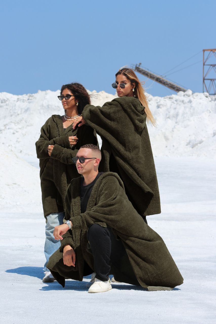 Dark Olive Wearable Blanket