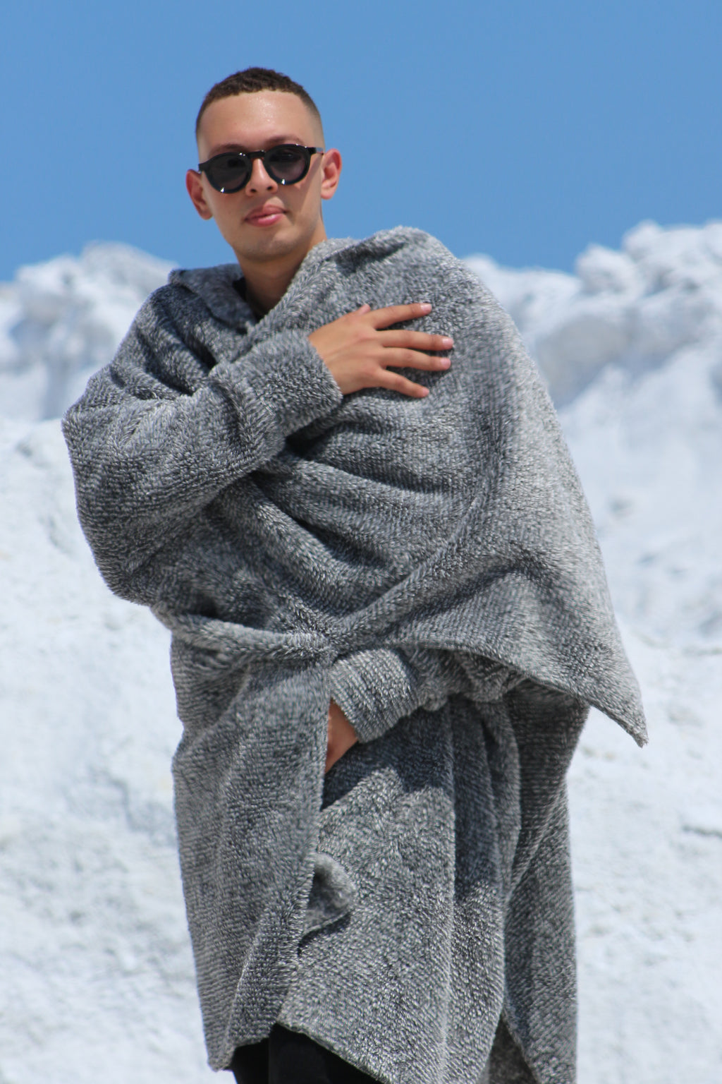 Grey Wearable Blanket