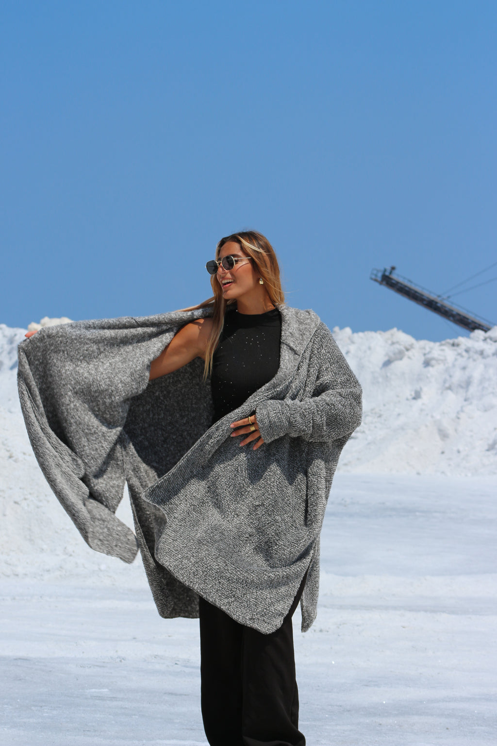 Grey Wearable Blanket