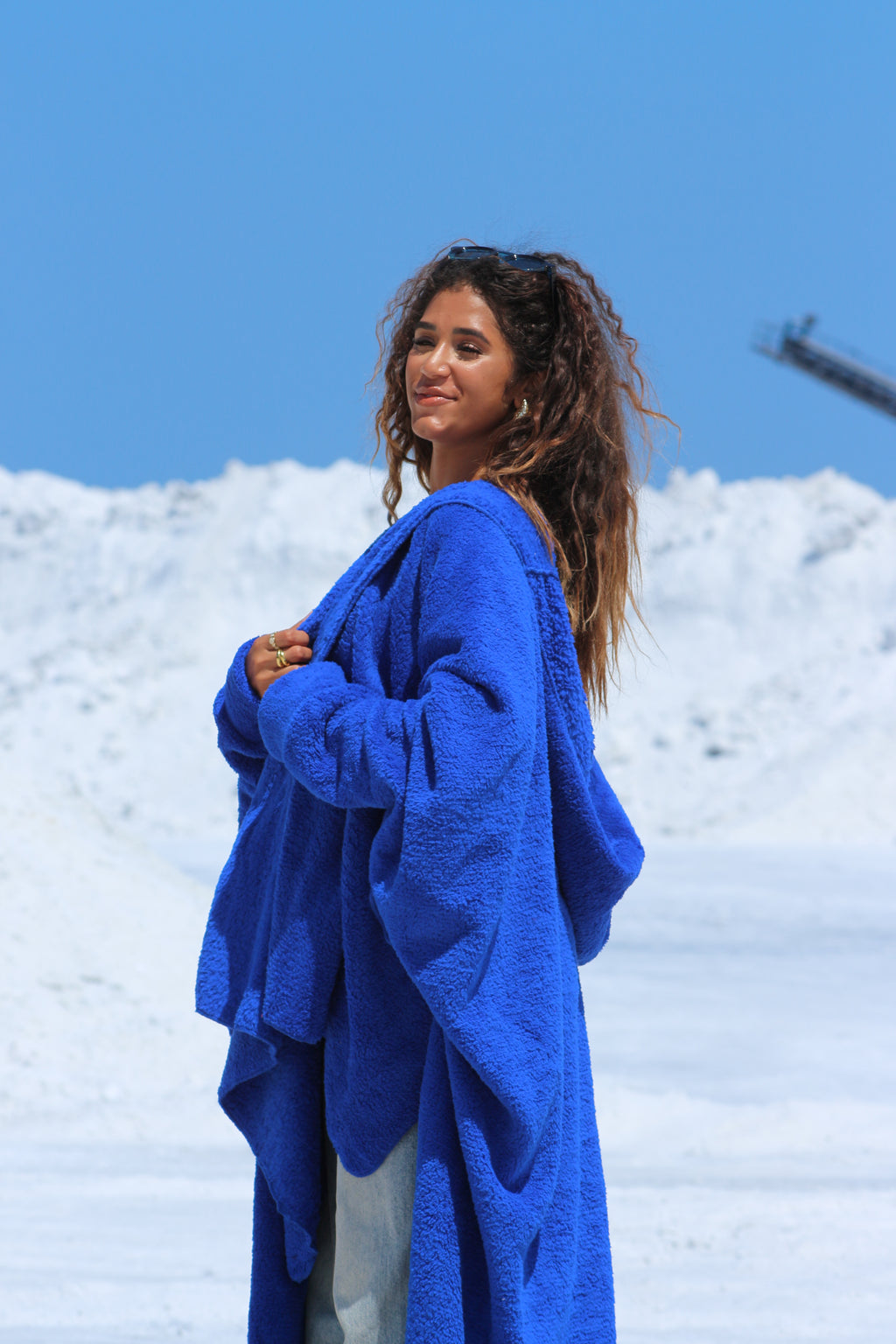 Blue Wearable Blanket