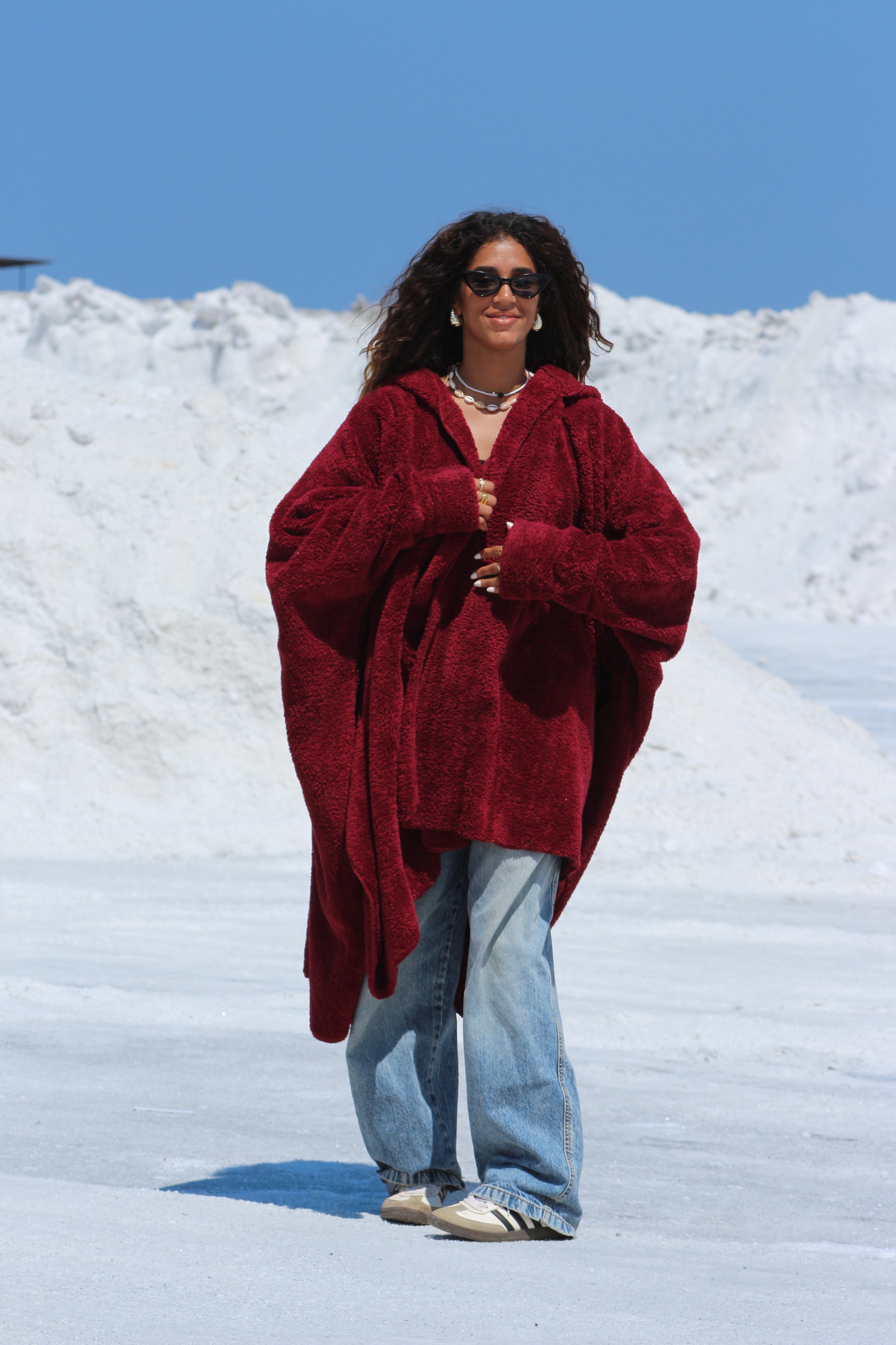 Burgundy Wearable Blanket