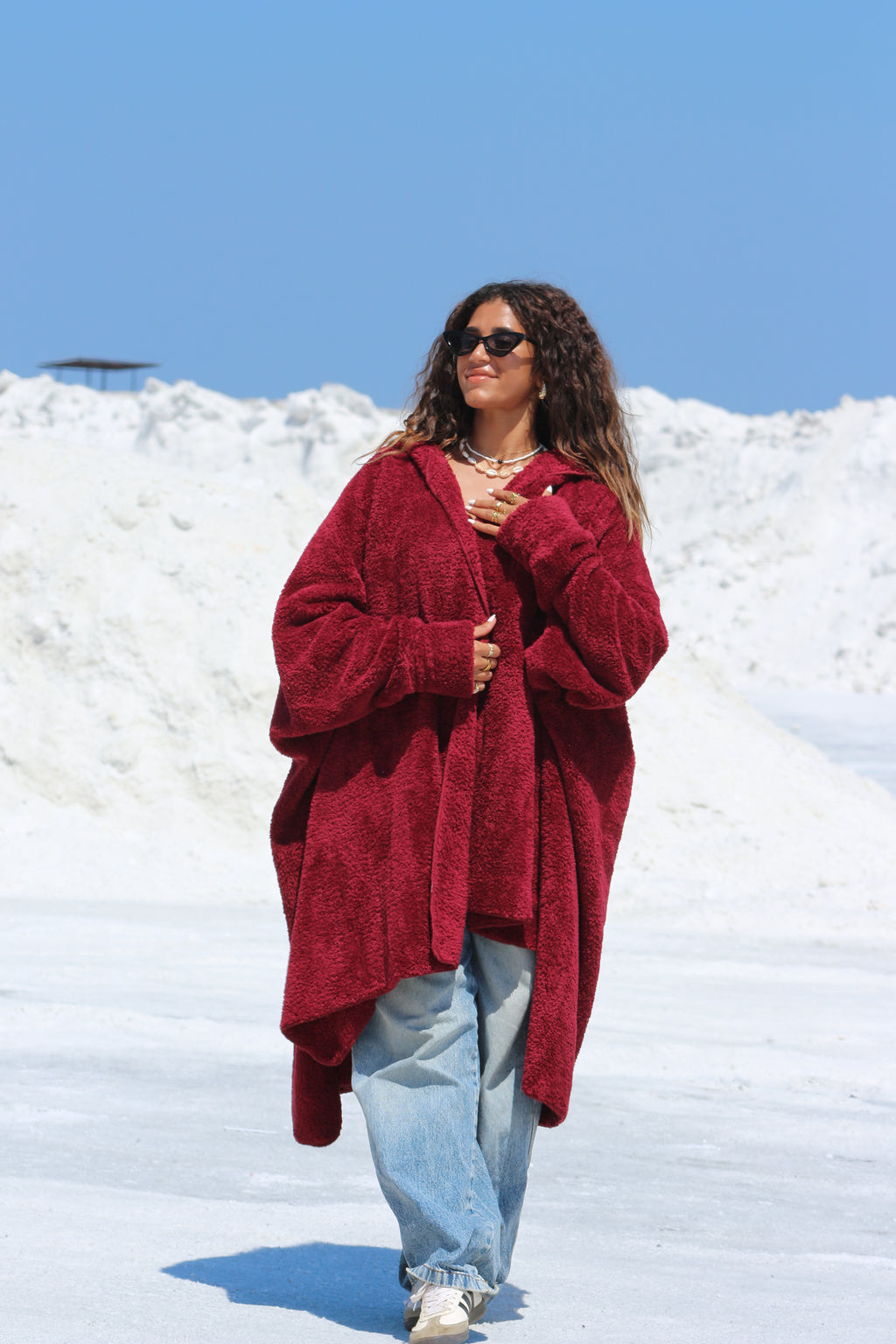 Burgundy Wearable Blanket