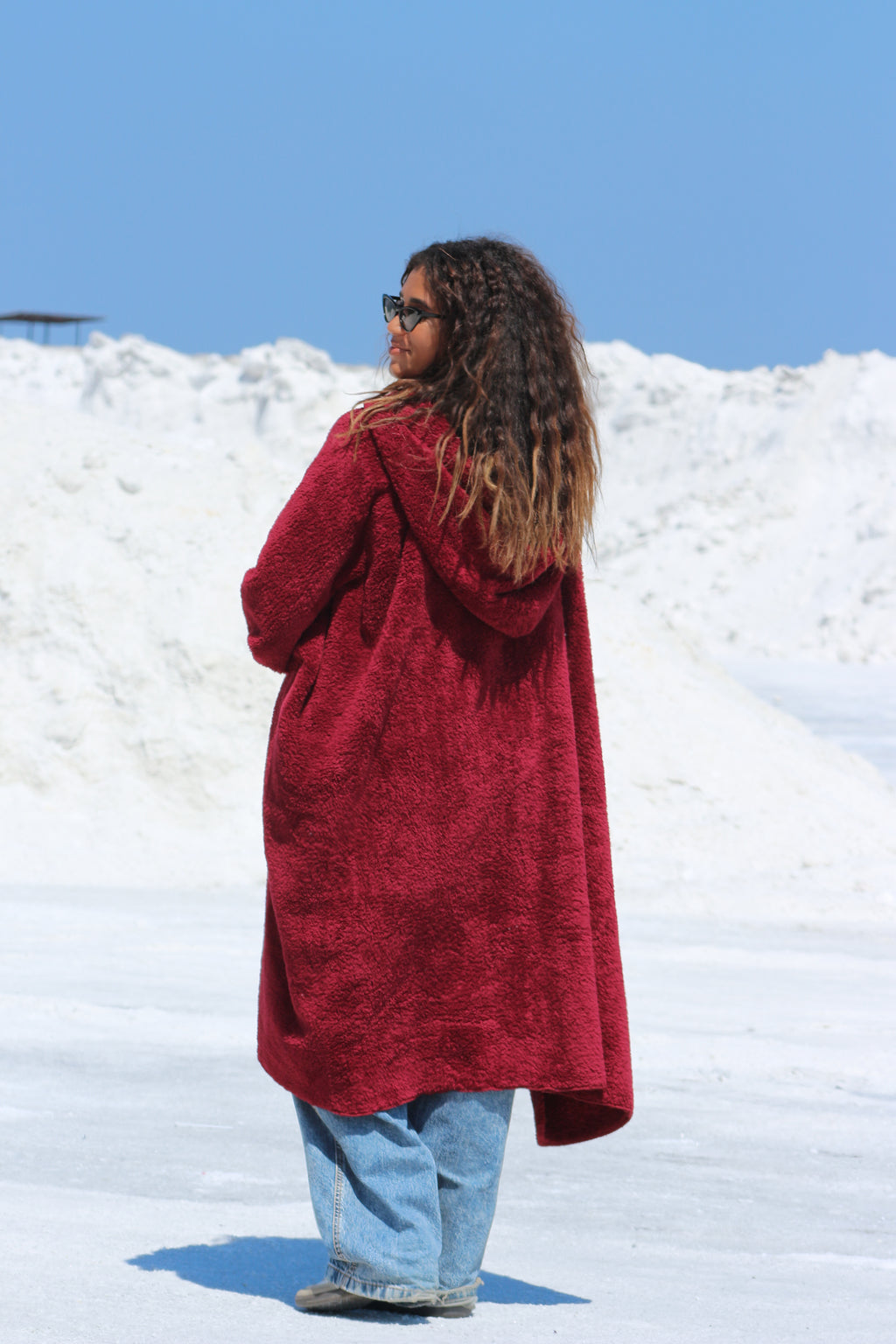 Burgundy Wearable Blanket