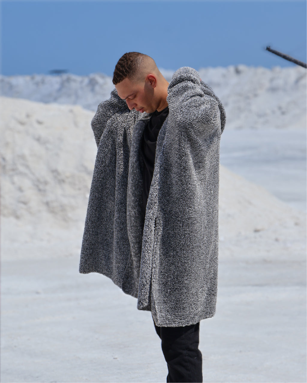 Grey Wearable Blanket