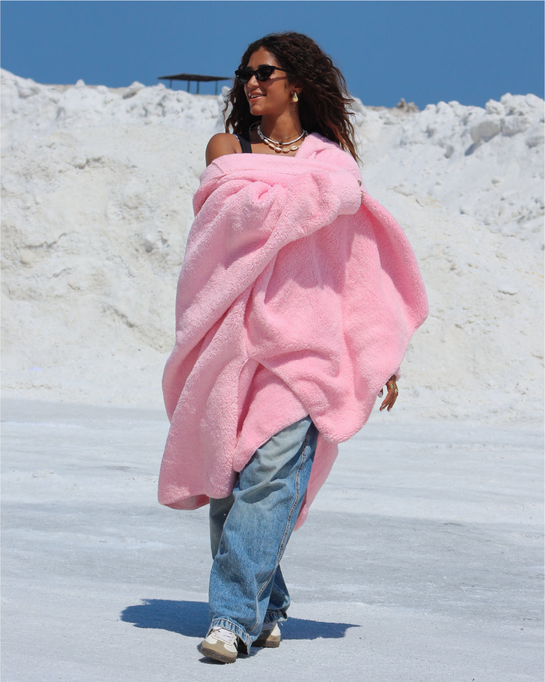 Pink Wearable Blanket