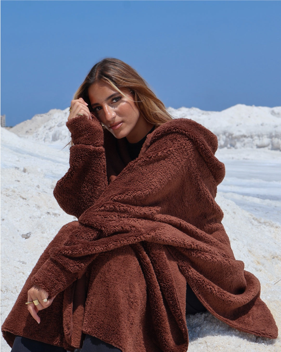 brown Wearable Blanket